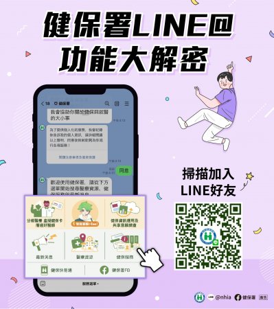 健保署LINE @功能大解密