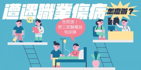 遭遇職業傷病，不僅要就醫看診，可能還需要住院治療怎麼辦